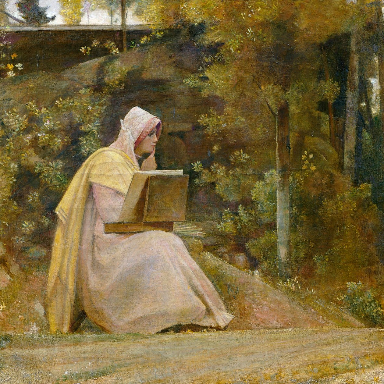 To Be or not to Be: Who Loves not is not, av Giovanni, kjent som Nino Costa, Circa 1880 av Giovanni Costa