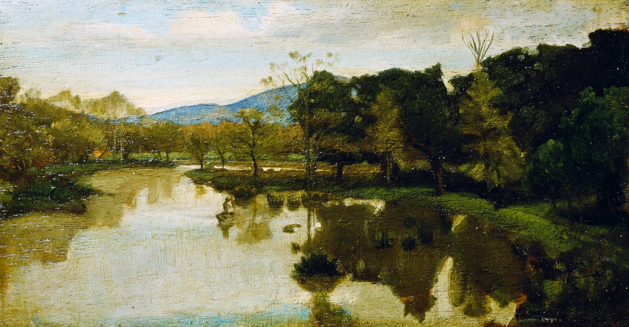 Studie for Dead River av Giovanni Costa