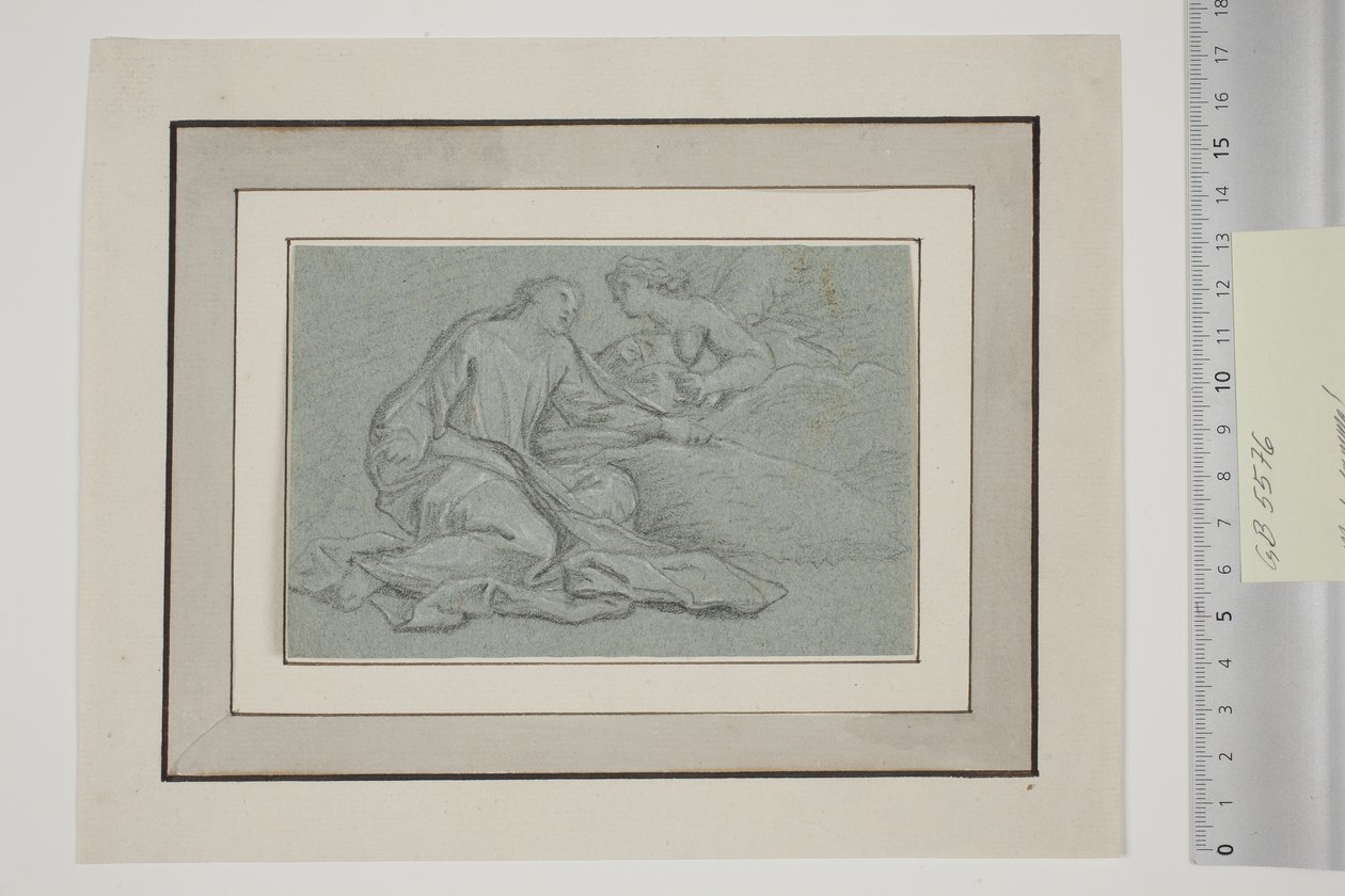Kristus i Getsemane og engelen med kalken av Giovanni Agostino Ratti