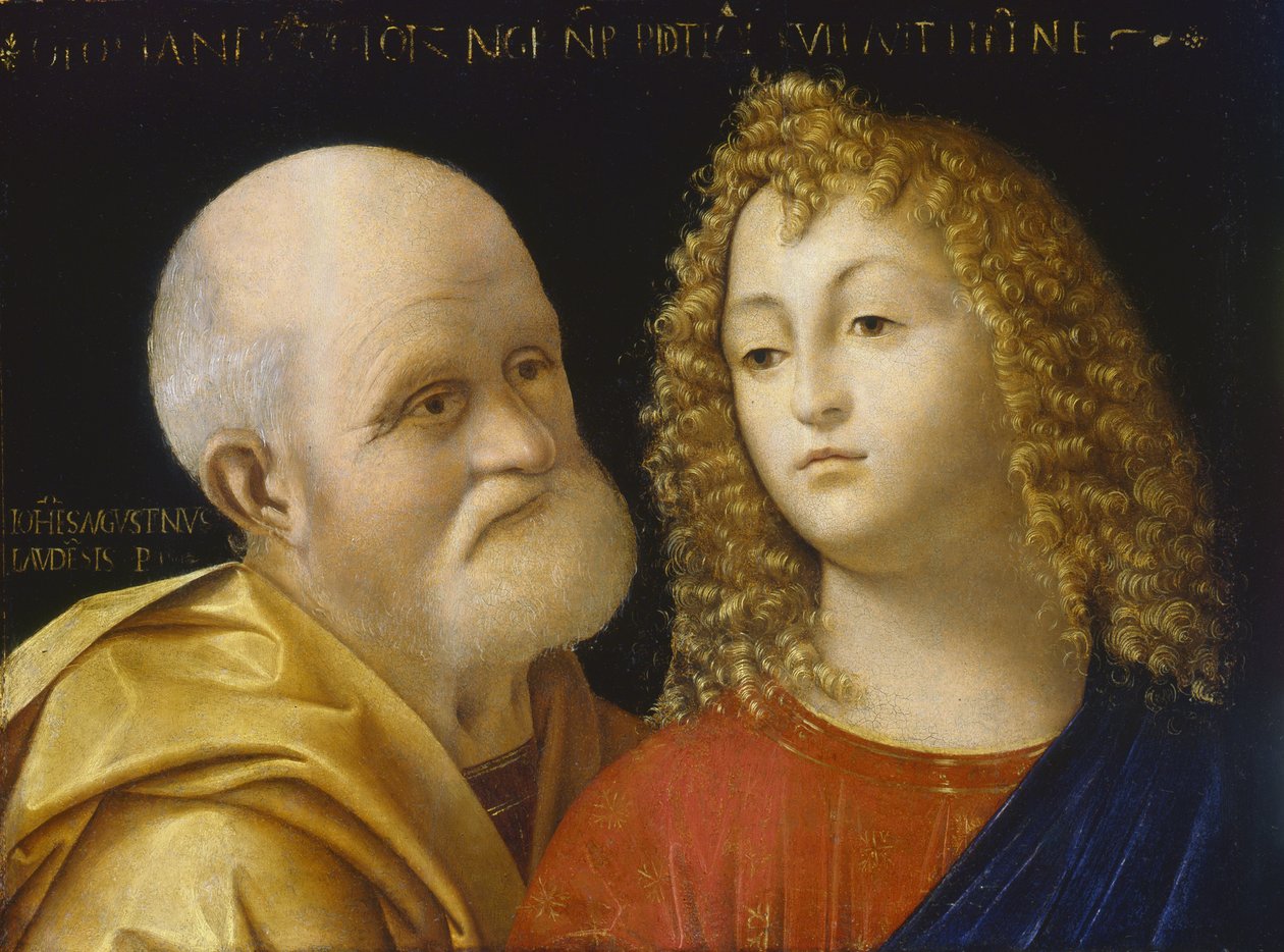Dobbelt portrett av Giovanni Agostino da Lodi