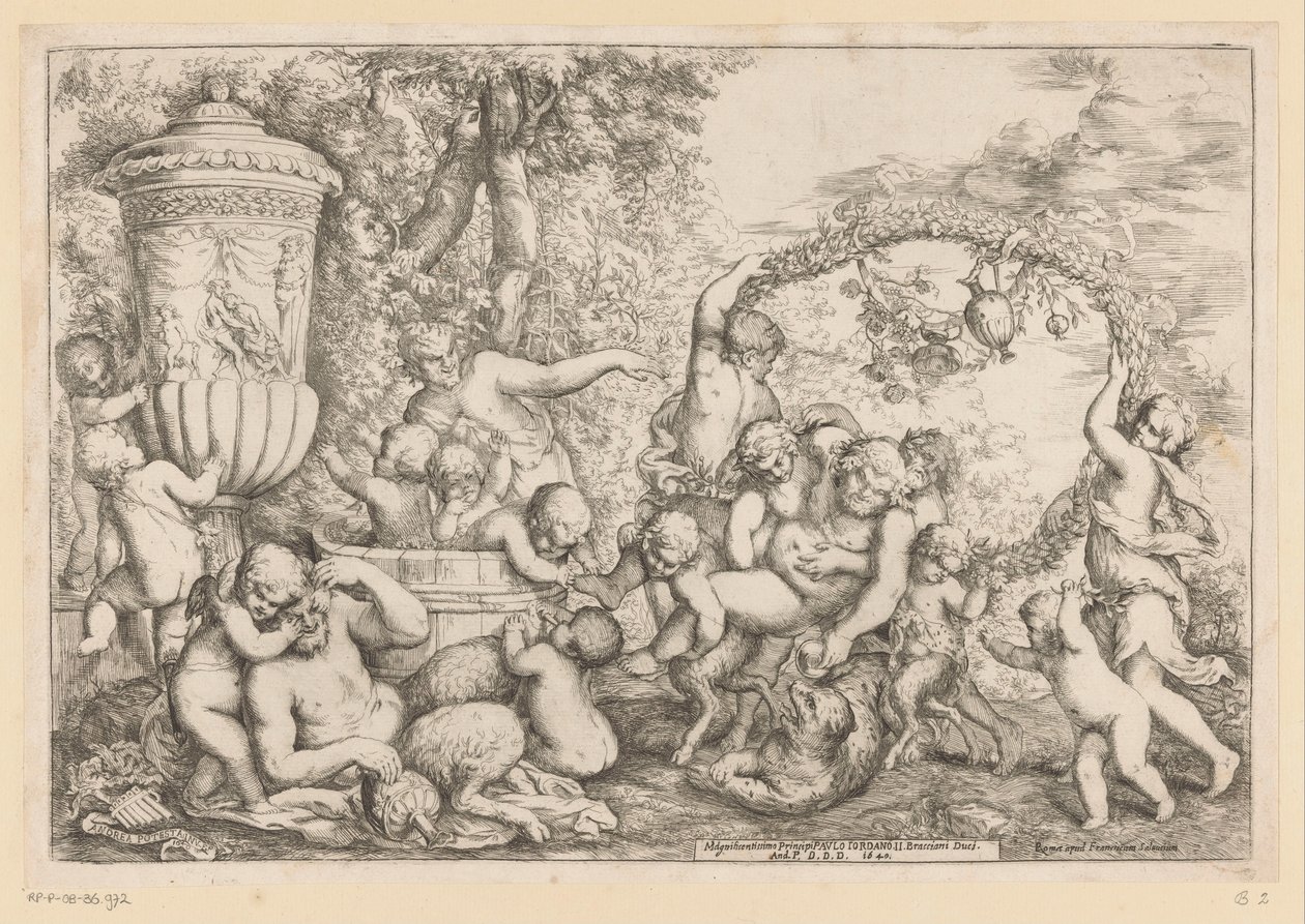 Bacchanal møtte Silenus av Giovanni Andrea Podesta
