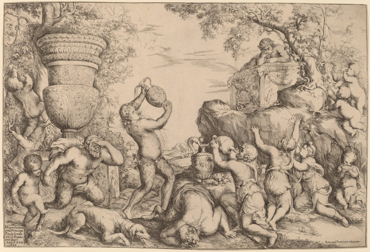 bachchanal av Giovanni Andrea Podesta