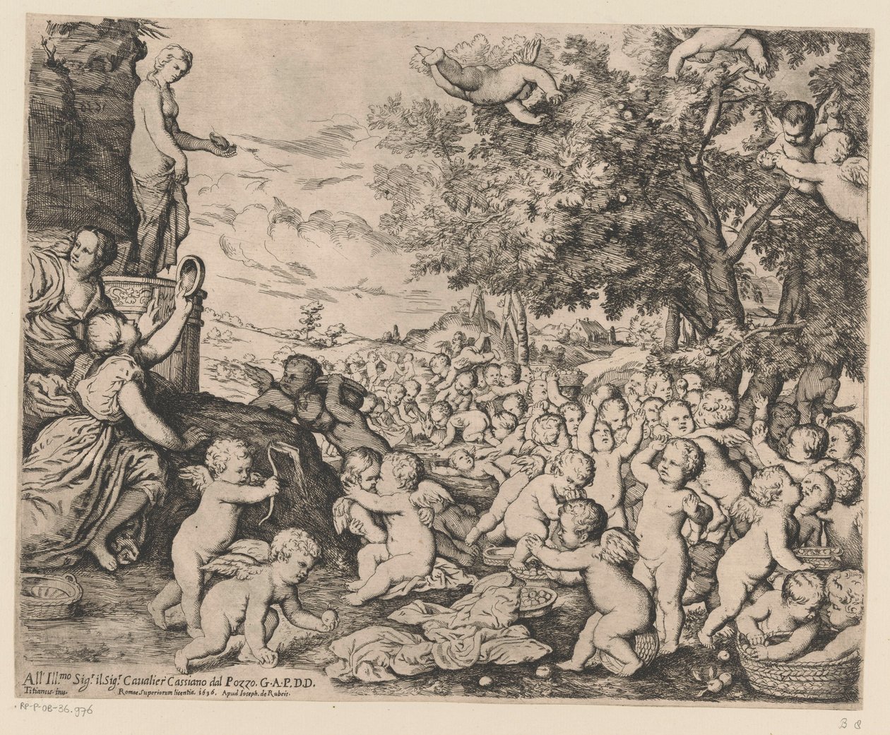 Tilbedelse av Venus av putti av Giovanni Andrea Podesta