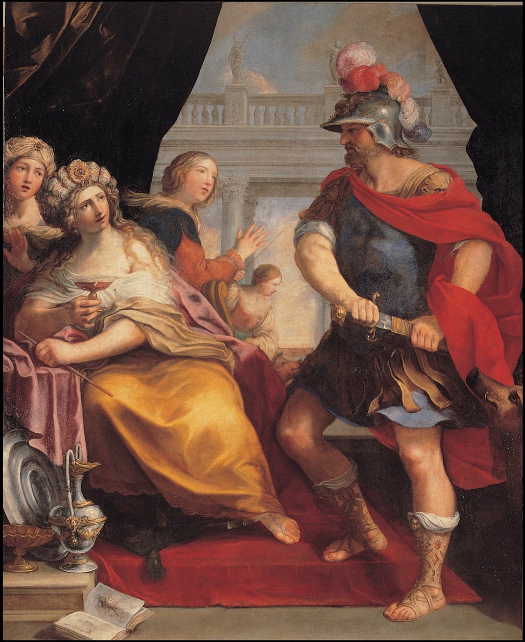Ulysses og Circe, ca. 1650-1660 av Giovanni Andrea Sirani