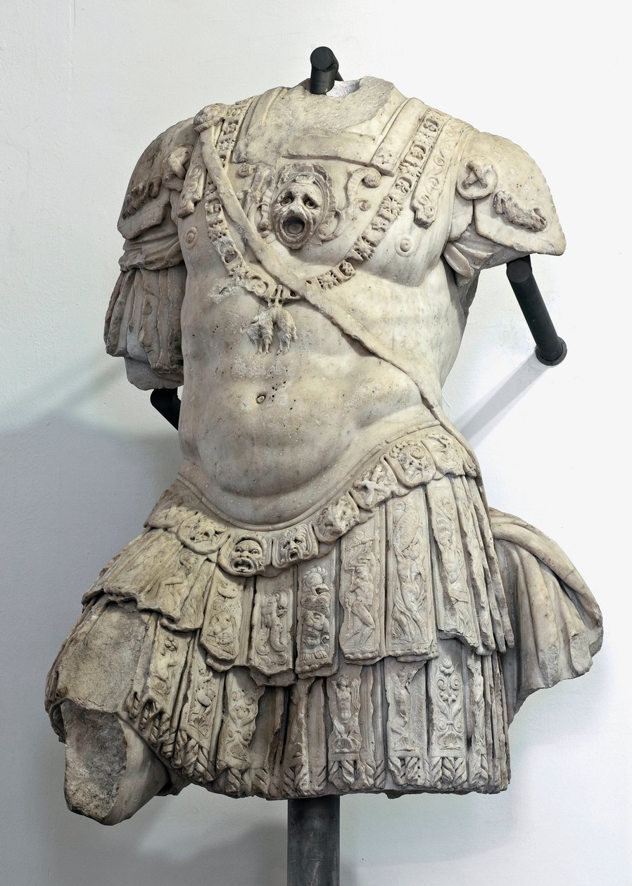 Marmorbyste av Andrea Doria (1466-1560), kondottiere og admiral av Genes. Skulptur av Giovanni Angelo Montorsoli (1507-1563) Genes, Palazzo Ducale av Giovanni Angelo Montorsoli