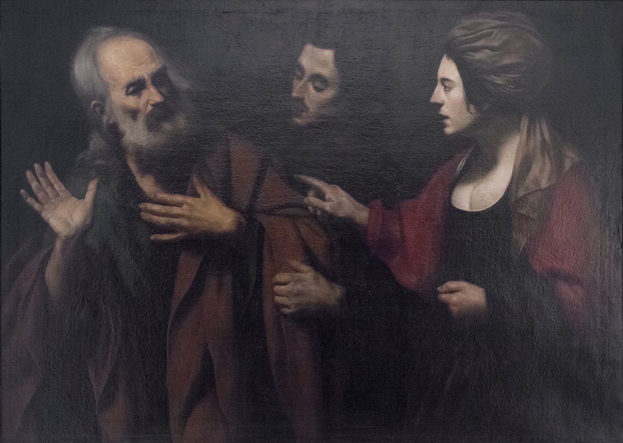 Fornektelsen av St Peter av Giovanni Antonio Galli