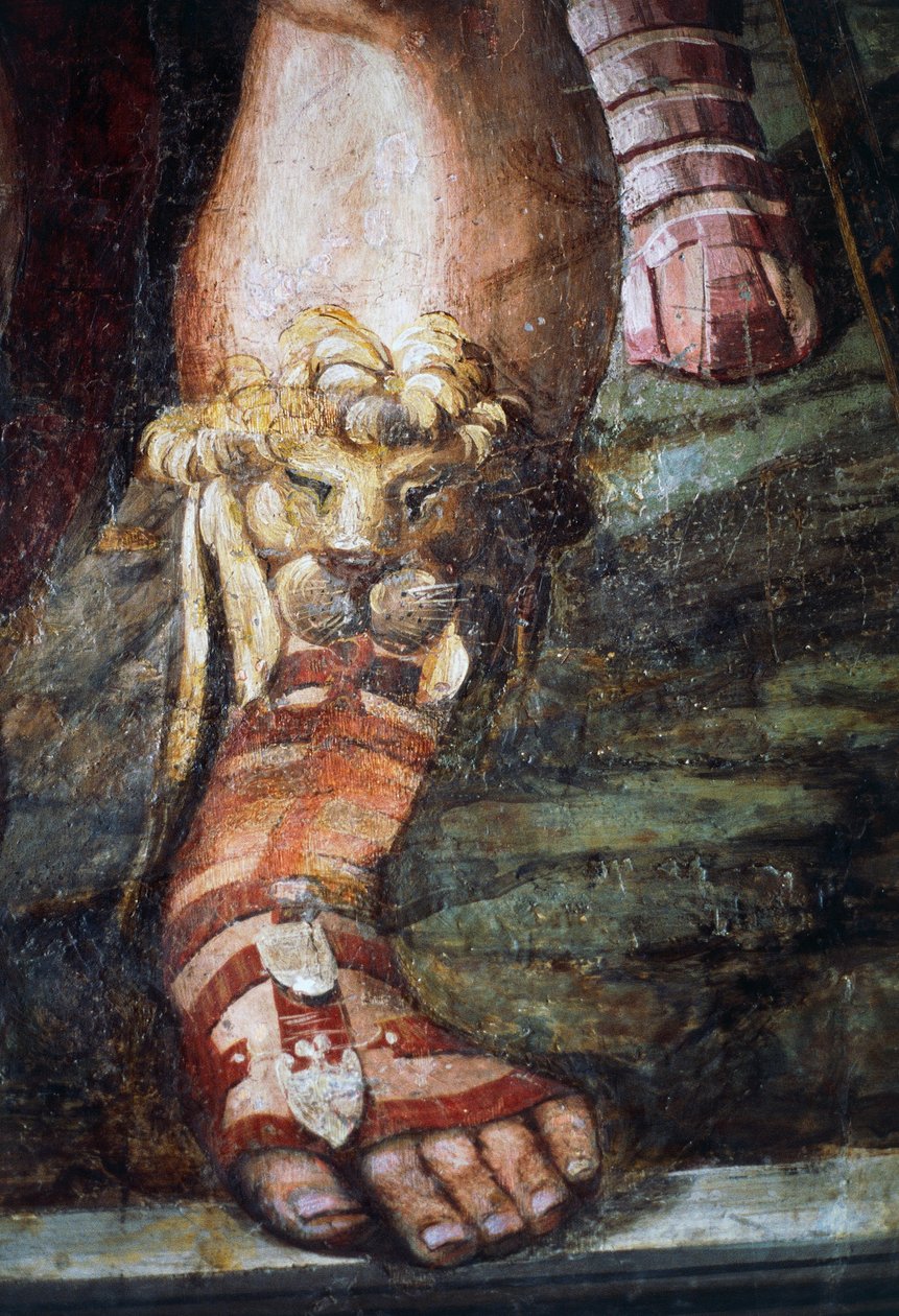 Ekteskap med Alexander Great og Roxana (detalj) av Giovanni Antonio Bazzi Sodoma