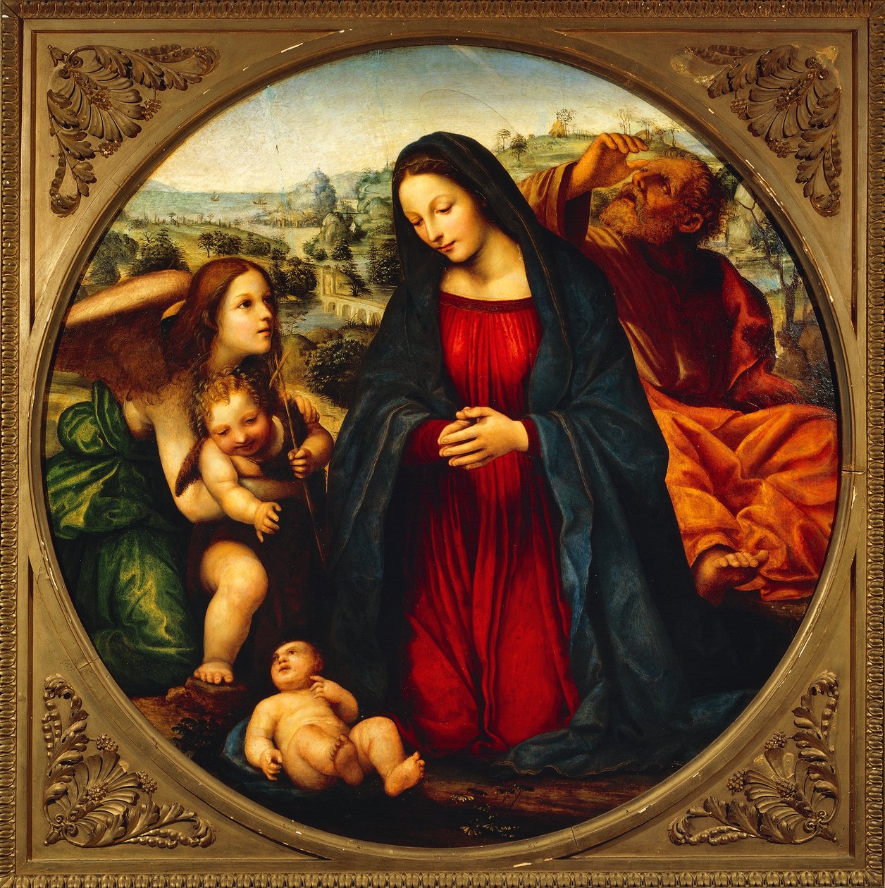 Den hellige familie, av Giovanni Antonio Bazzi, kjent som Sodoma (1477-1549) av Giovanni Antonio Bazzi Sodoma