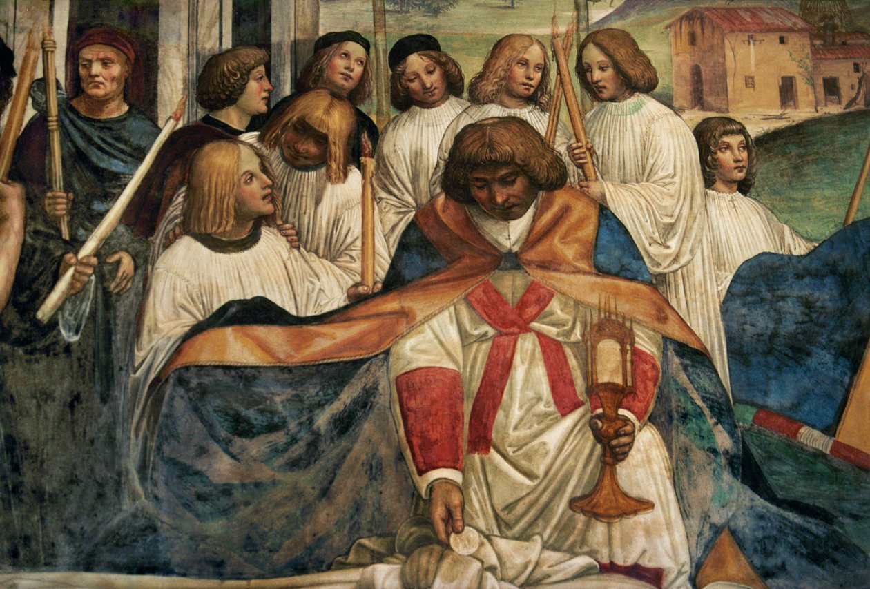 Livet til den hellige Benedikt av Nursia av Giovanni Antonio Bazzi Sodoma