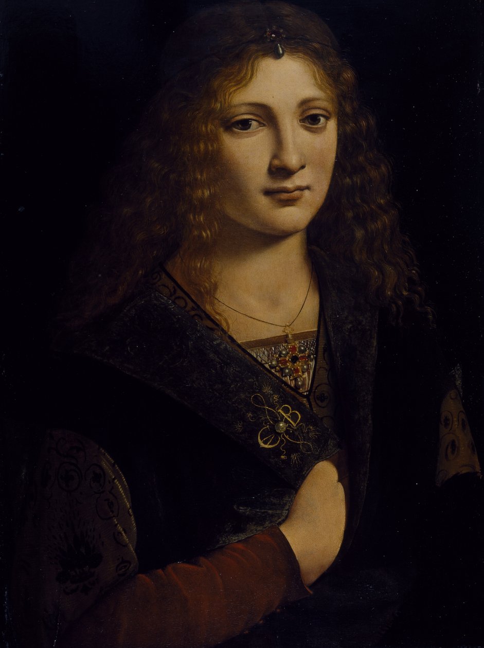 Portrett av en ung mann, muligens Girolamo Casio, ca. 1500 (olje på trepanel) av Giovanni Antonio Boltraffio