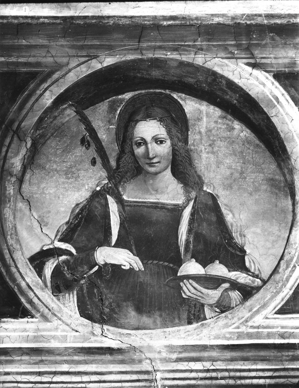 St. Agatha av Giovanni Antonio Boltraffio