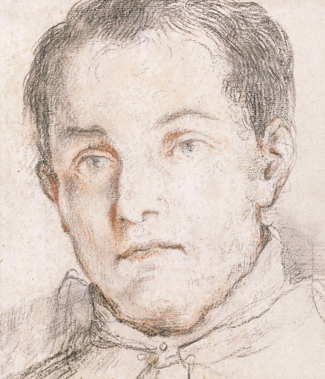 Portrett av en ung mann, av Giovanni Antonio Burrini or Burino