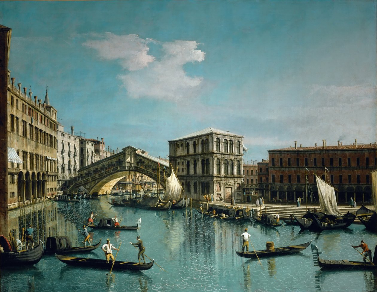 Rialtobroen av Giovanni Antonio Canal