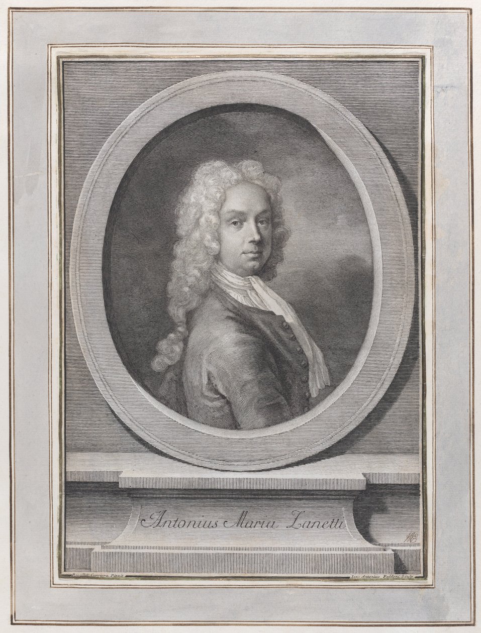 Portrett av Anton Maria Zanetti den eldre, ca. 1725. av Giovanni Antonio Faldoni