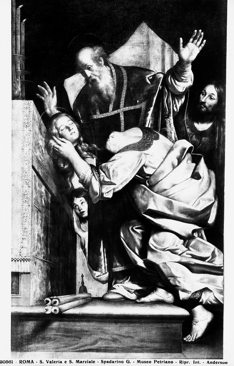 St. Valerie og St. Martial av Giovanni Antonio Galli