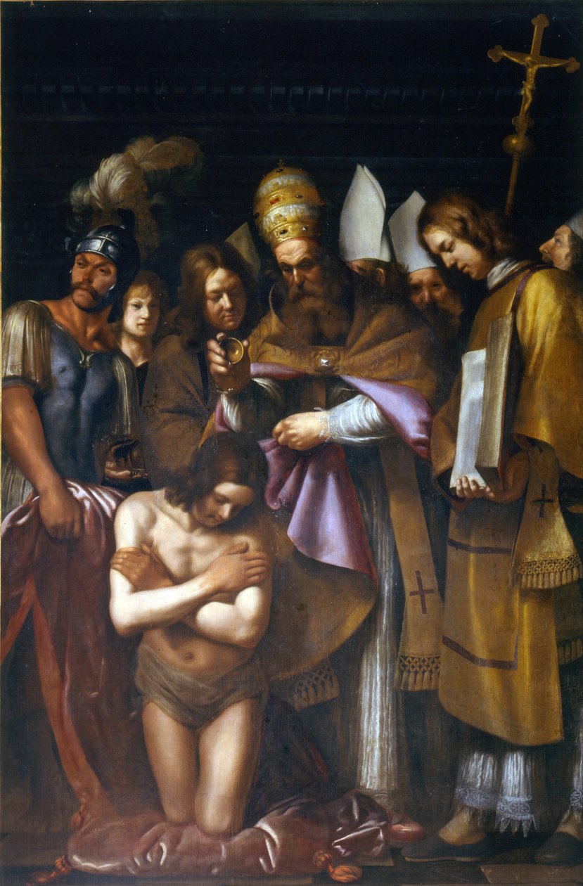 Konstantins dåp, første tredjedel av 1600-tallet. av Giovanni Antonio Galli