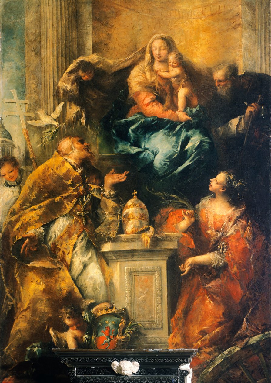 Ferri altertavle, ca. 1755 (olje på lerret) av Giovanni Antonio Guardi