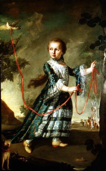 Portrett av en jente av Giovanni Antonio Guardi