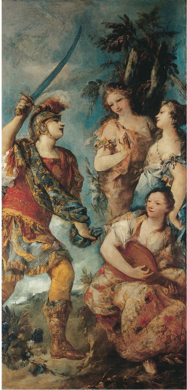 Rinaldo og nymfene av Giovanni Antonio Guardi