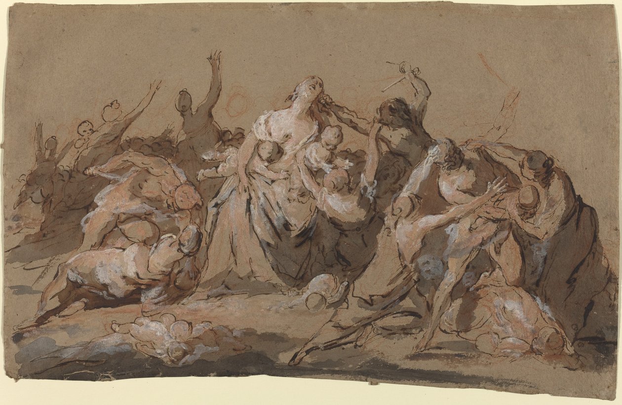 Massakren på de uskyldige av Giovanni Antonio Pellegrini
