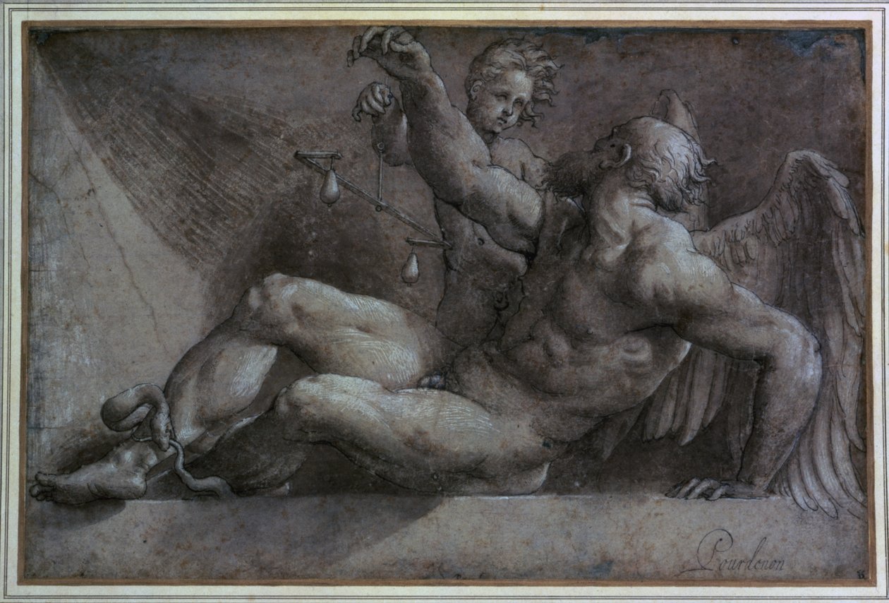 Allegori av tiden av Giovanni Antonio Pordenone