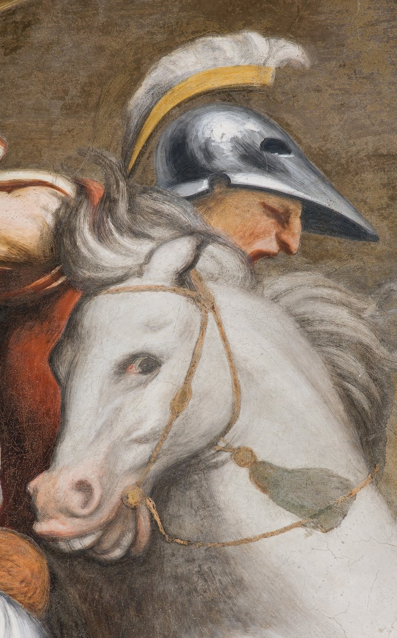 Central Aave, tredje spenn sør, klatre til Golgata, Il Pordenone av Giovanni Antonio Pordenone
