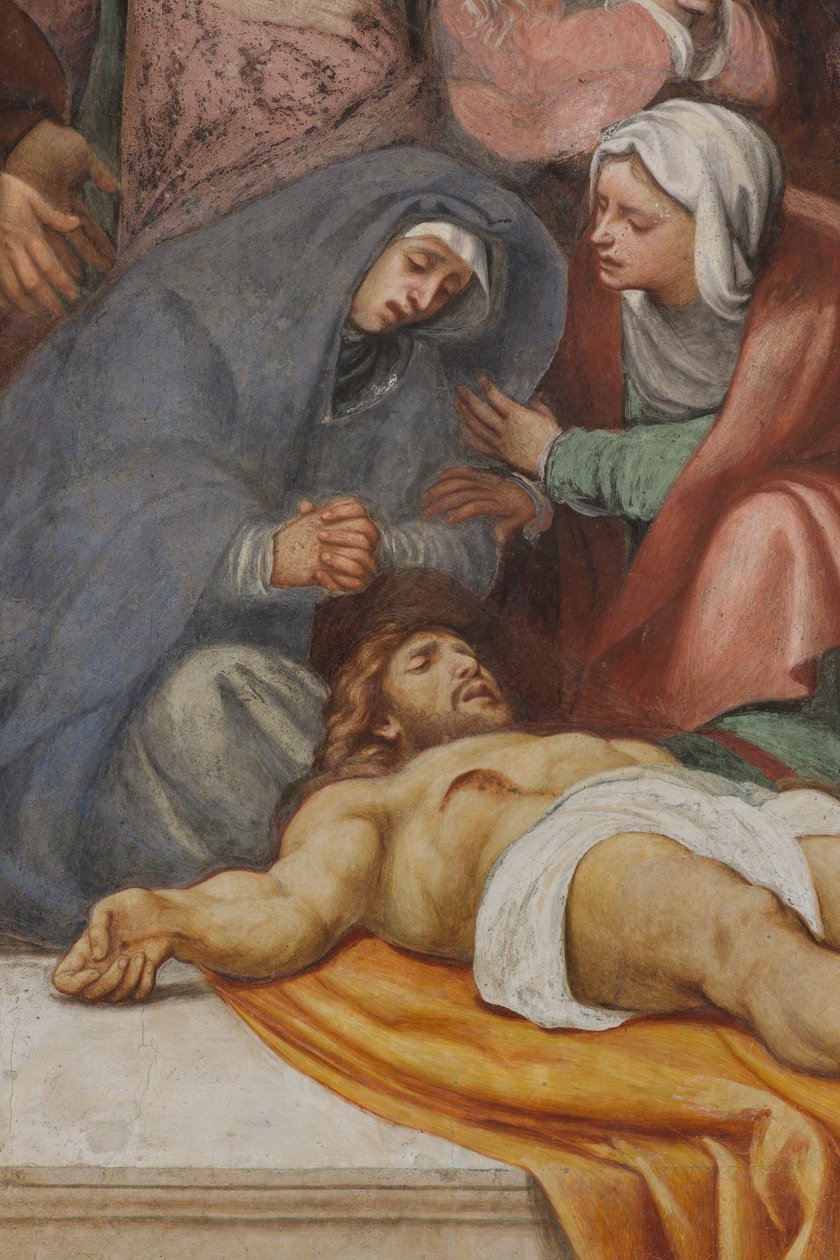 Counterfaccata, IL Pordenone, Deponering 1522, detalj av Giovanni Antonio Pordenone