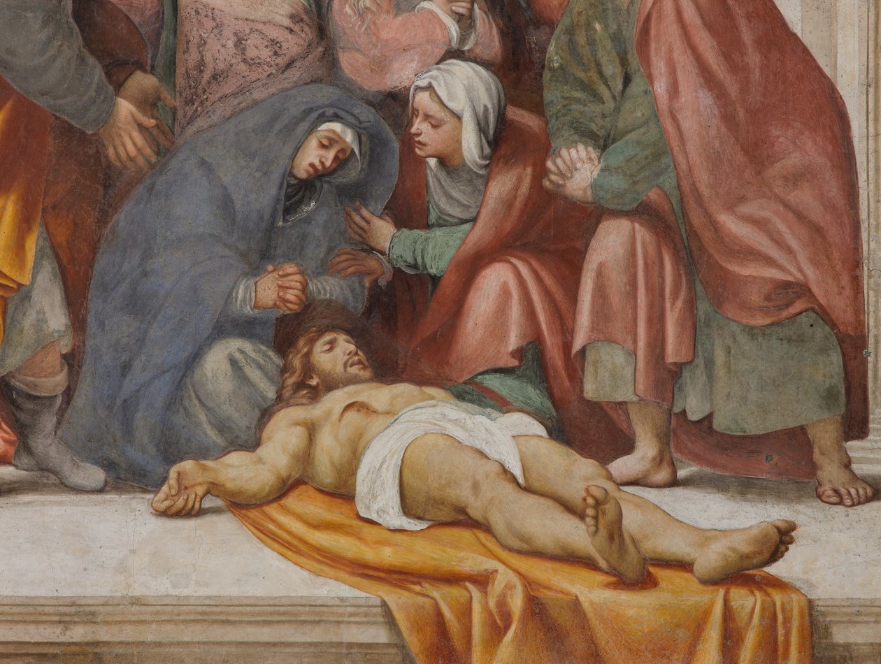 Counterfaccata, IL Pordenone, Deponering 1522, detalj av Giovanni Antonio Pordenone
