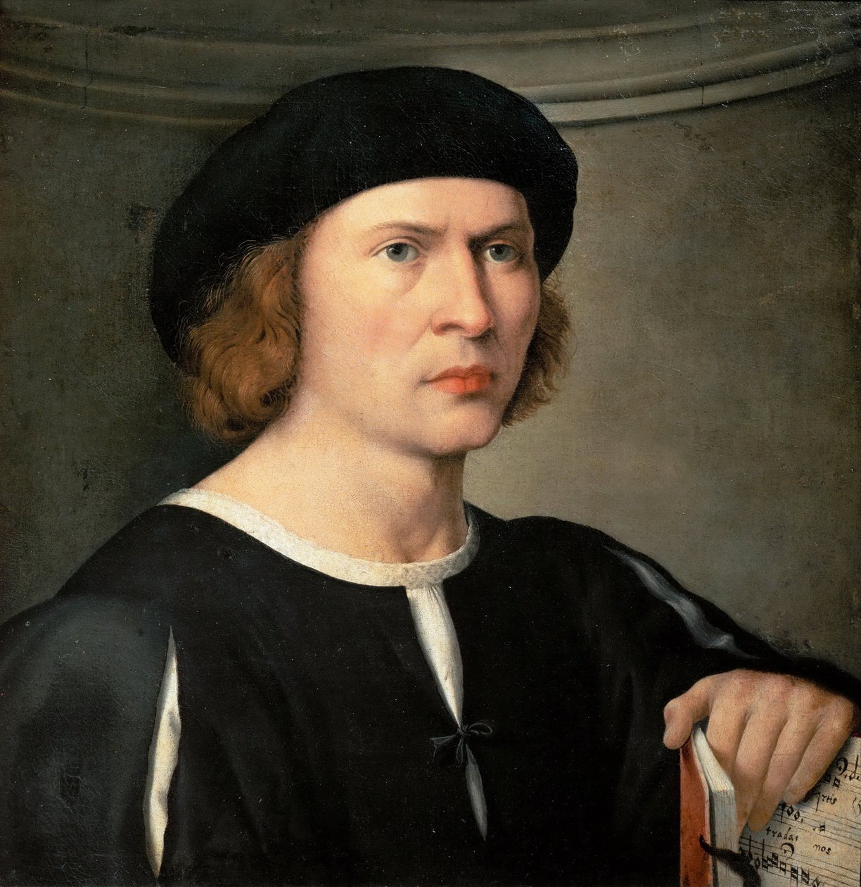 Portrett av en musiker, av Le Pordenone (Giovanni Antonio de