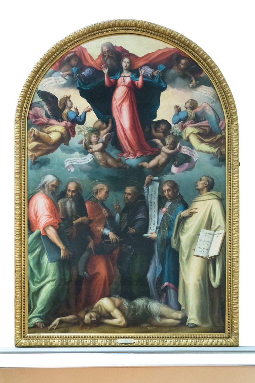 Tvist om den plettfrie unnfangelsen av Giovanni Antonio Sogliani