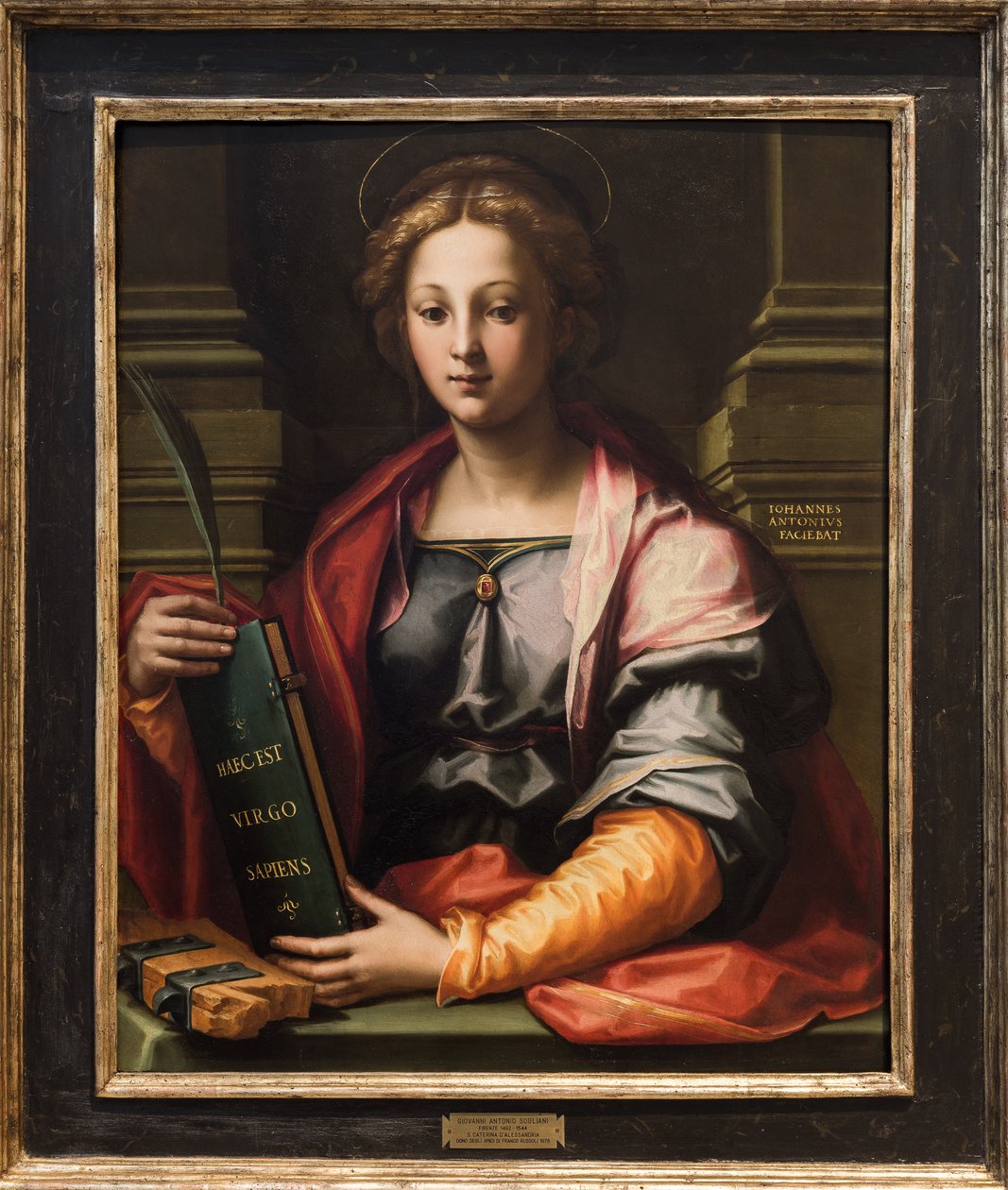 Den hellige Katarina av Alexandria av Giovanni Antonio Sogliani