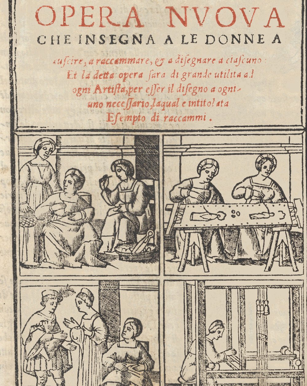 Eksempel på gå til meg, 1530. av Giovanni Antonio Tagliente