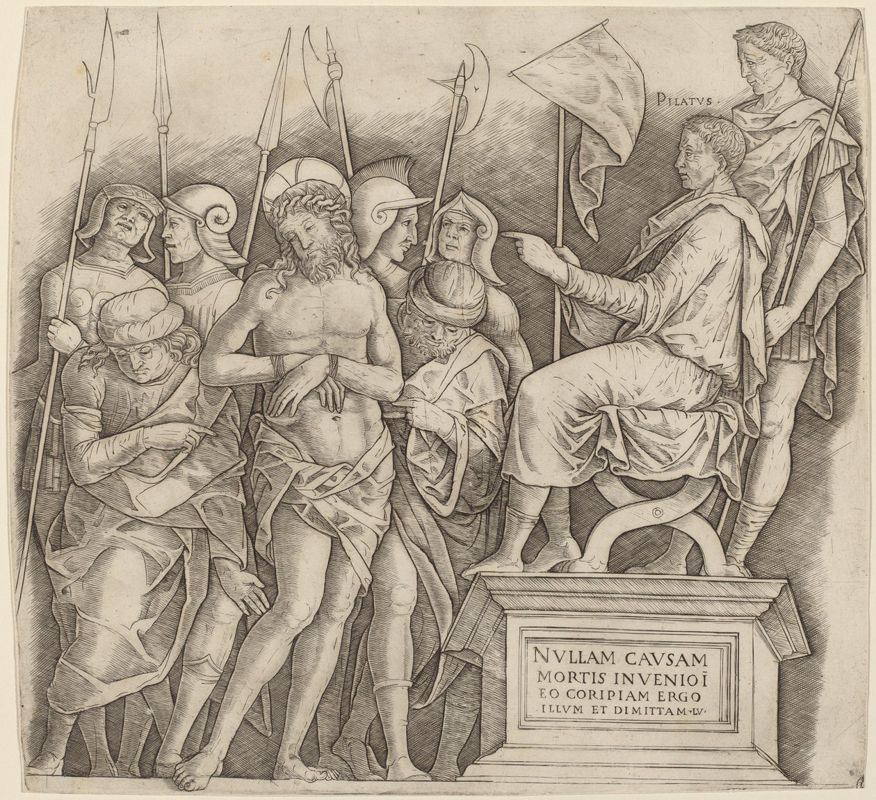 Kristus før Pilatus av Giovanni Antonio da Brescia