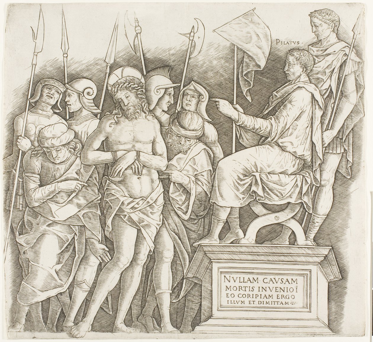 Kristus før Pilatus av Giovanni Antonio da Brescia