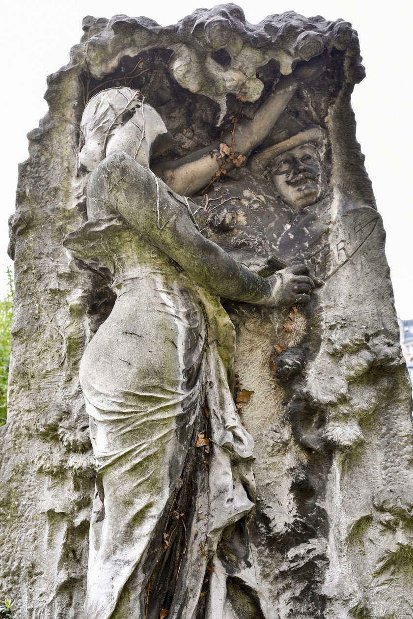 Saint Vincent Cemetery / Rue Lucien Gaulard / Paris XVIII / Ile de France / Frankrike av Phillipe de Marlier
