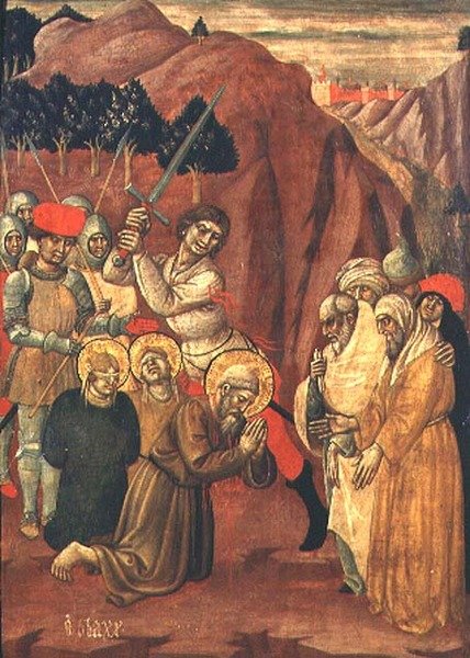 Martyrdommen til Saint Biagio av Giovanni Antonio da Pesaro