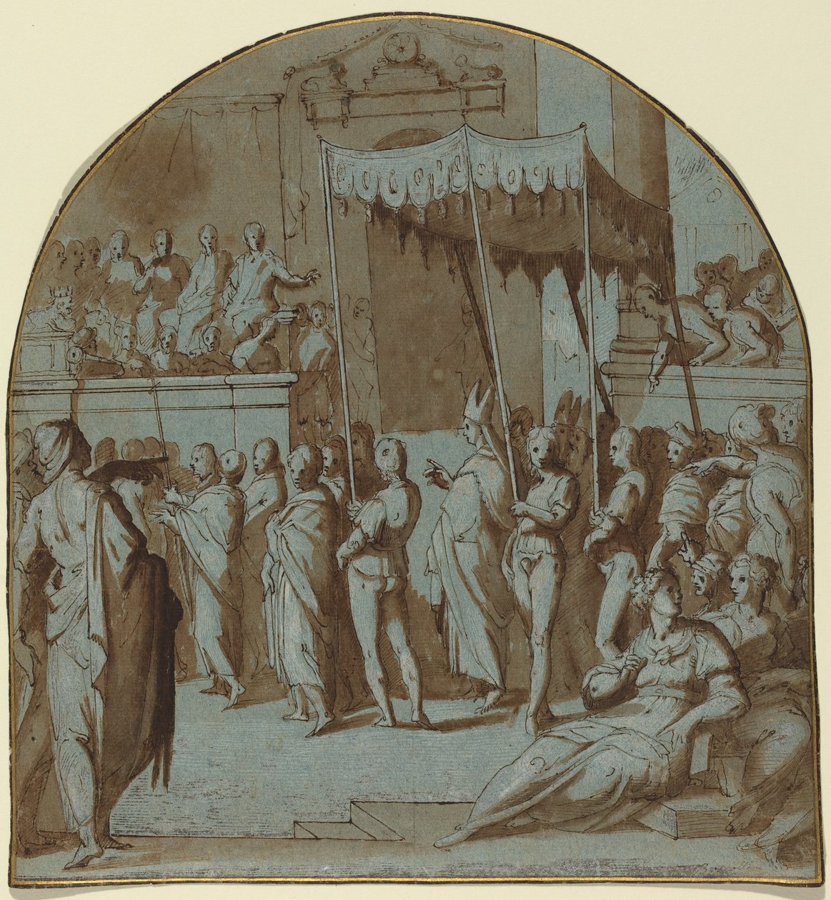 Sankt Antoninus inntog i Firenze av Giovanni Balducci