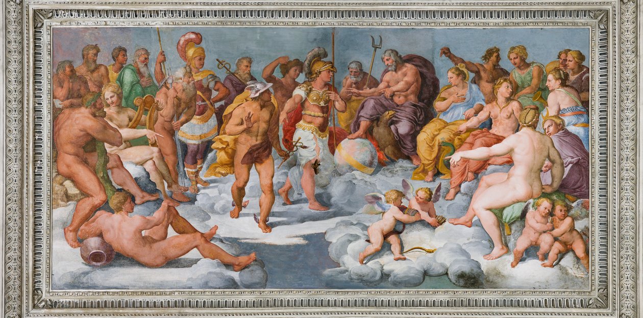 The Assembly of Gods, ca. 1560 (fresco) av Giovanni Battista Castello
