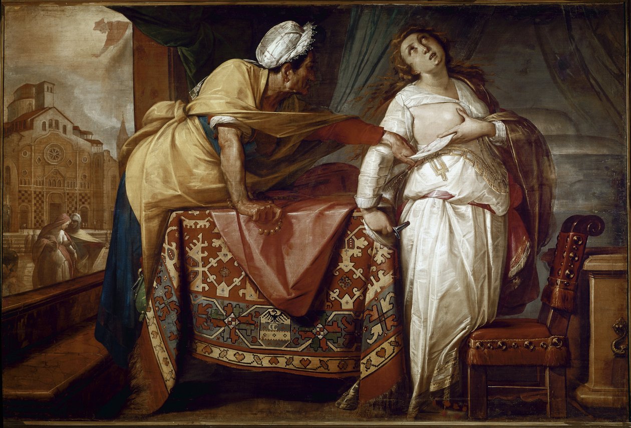 Mirakel av Beatrice Crespi helbredet fra en brystkreft Maleri av Cerano (Giovan Battista Crespi) (1567/8-1632) 1610 Milan Cathedrale (Duomo) Italia av Giovanni Battista  Crespi