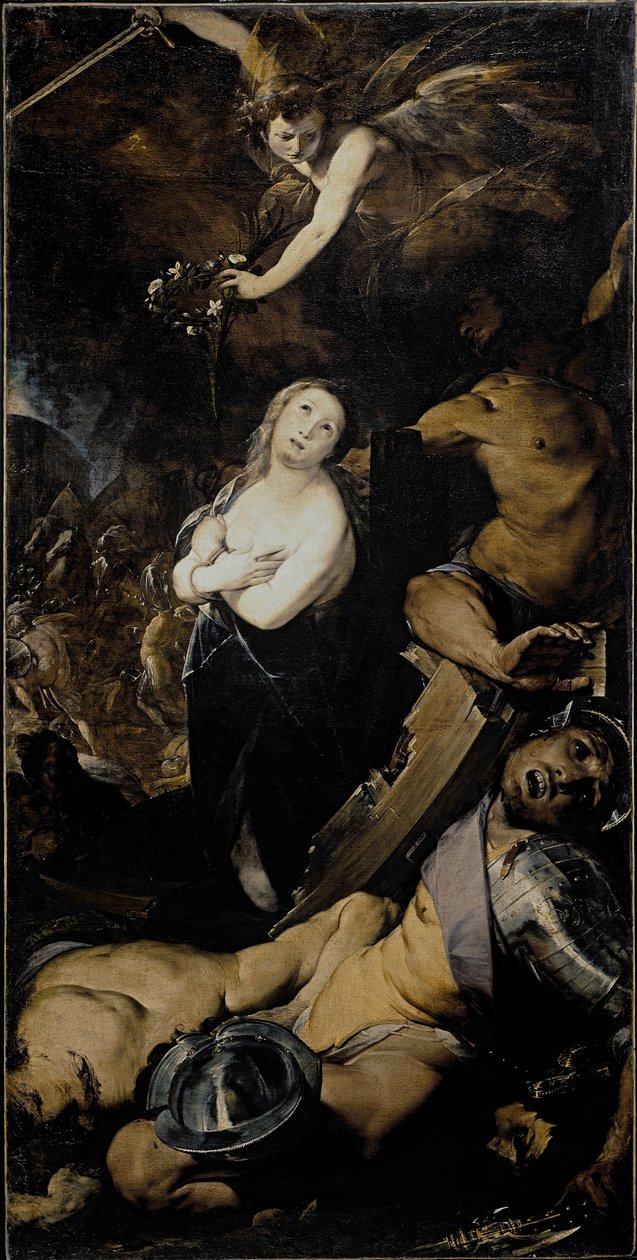 The Martyrdom of St Catherine Painting of the Cerano (Giovan Battista Crespi) (1567 / 8-1632) Milano, Santa Maria presso San Celso Italia av Giovanni Battista  Crespi
