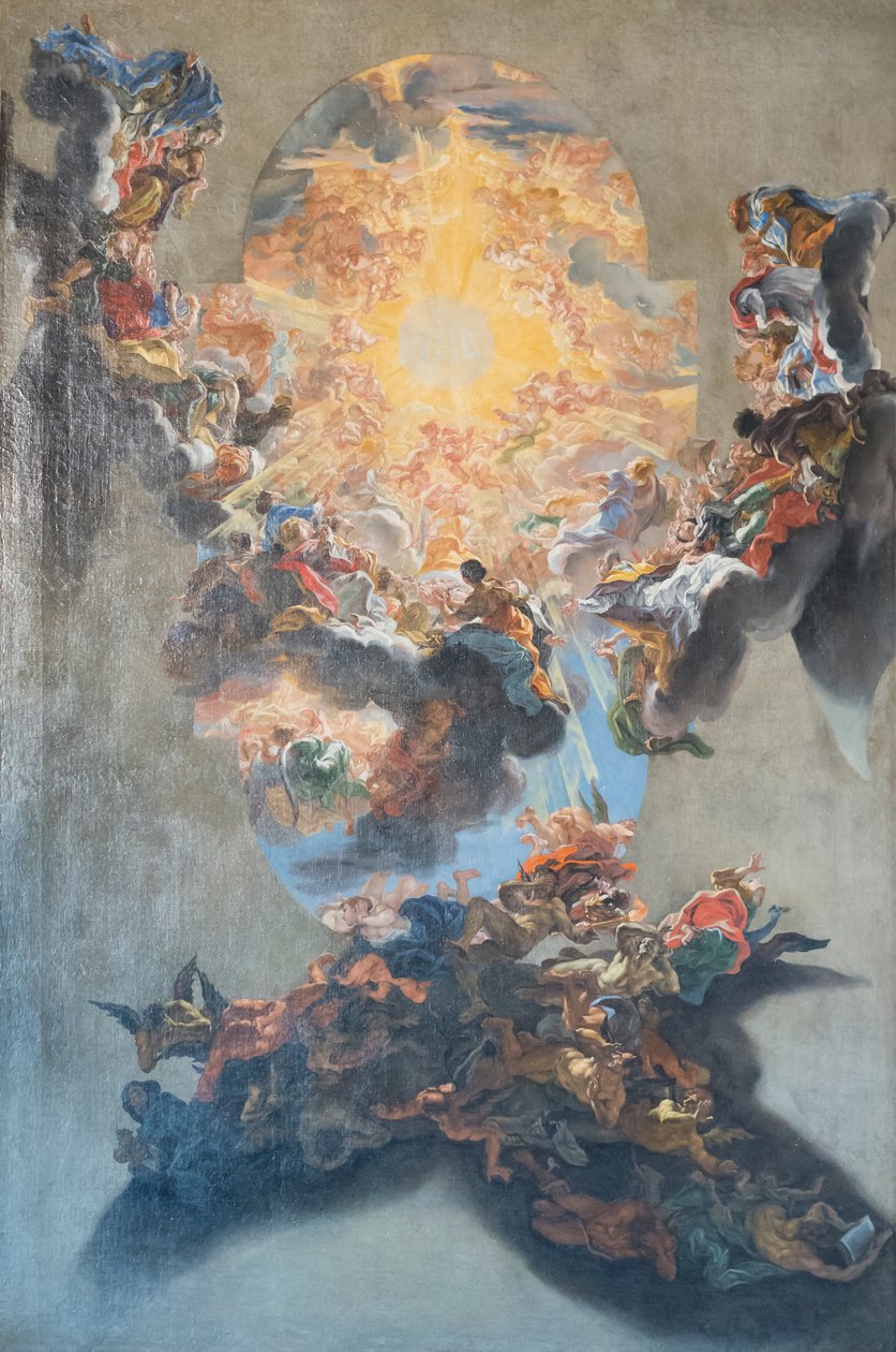 Jesu navns triumf av Giovanni Battista (1639 1709) Gaulli