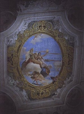Allegory of Time and Truth (takmaleri) av Giovanni Battista Tiepolo
