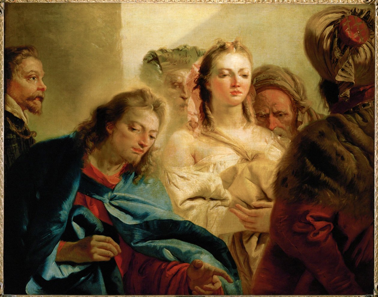 Kristus og ekteskapsbryteren … av Giovanni Battista (1696-1770) Tiepolo