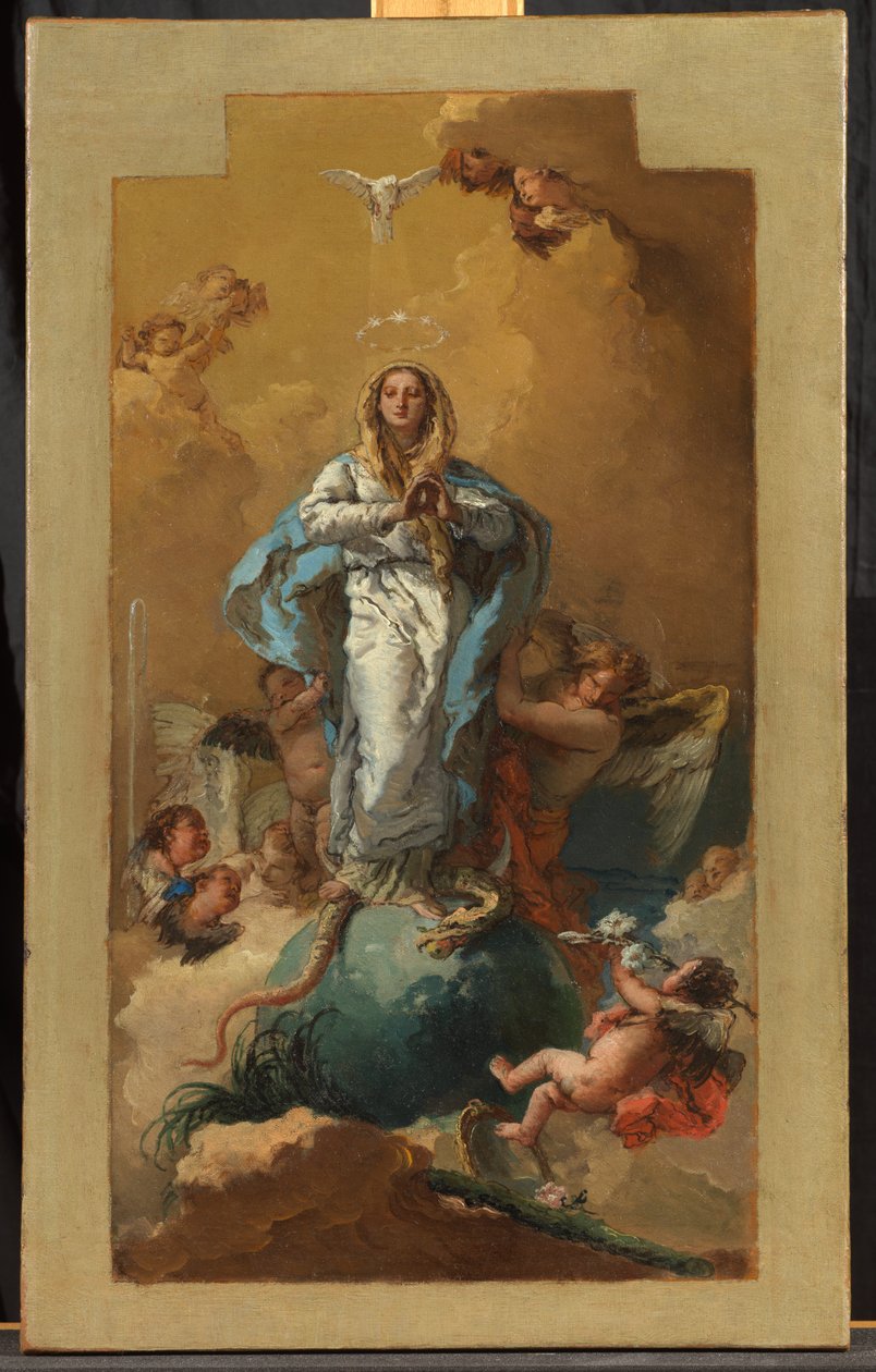 Ulastelig unnfangelse av Giovanni Battista Tiepolo