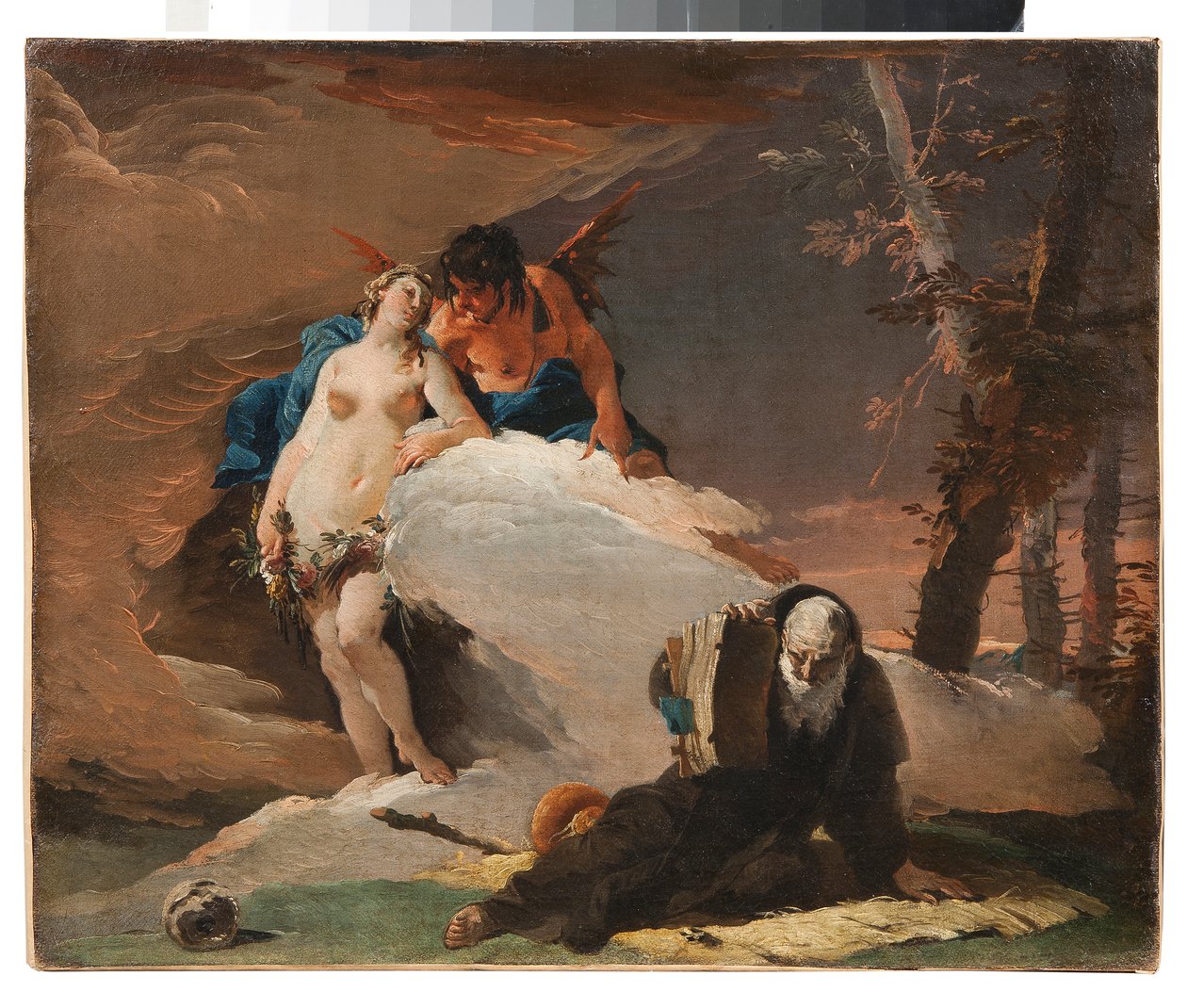 Fristelsene til St. Antonius abbeden av Giovanni Battista Tiepolo