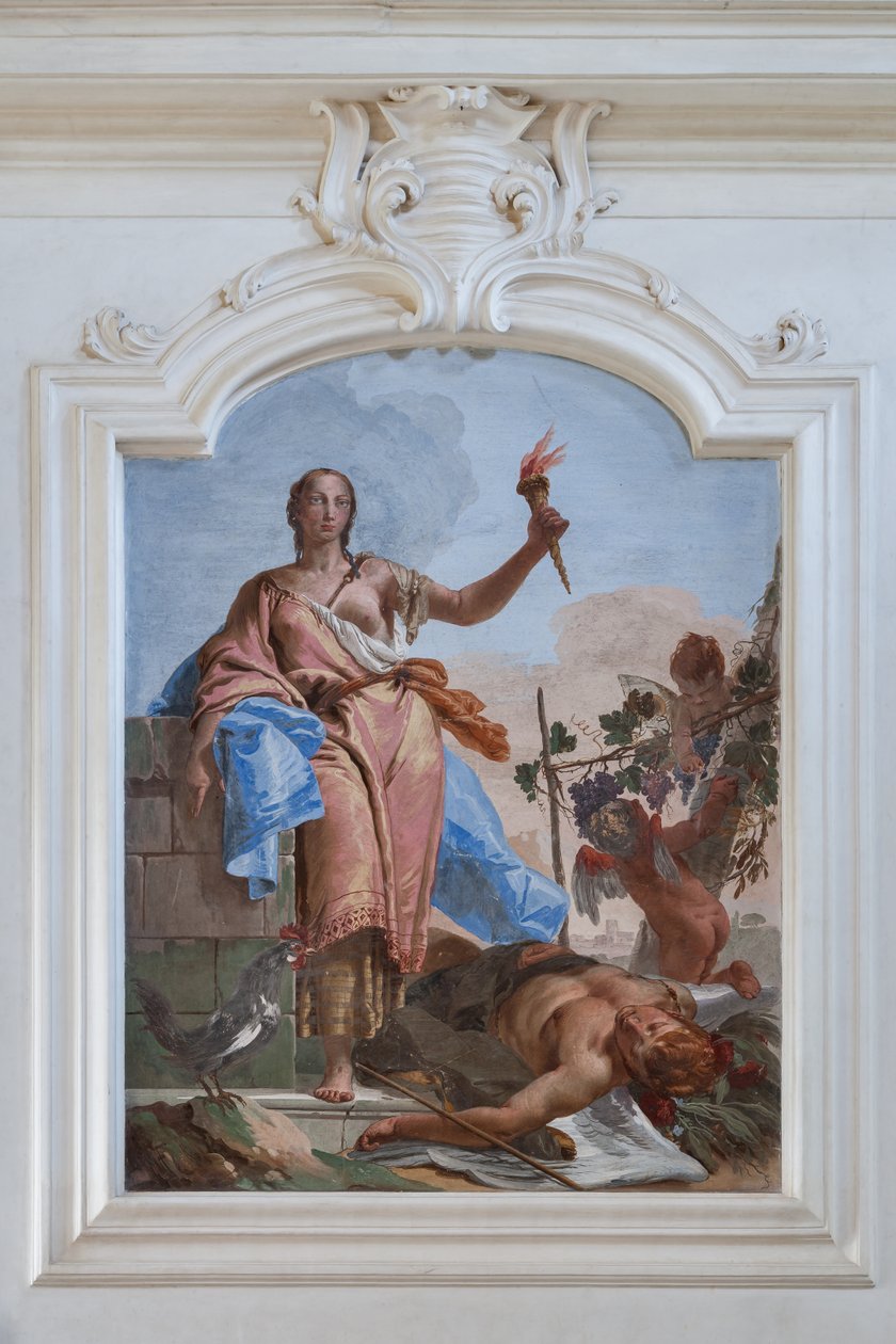 Årvåkenhet seirer over Slumber av Giovanni Battista Tiepolo