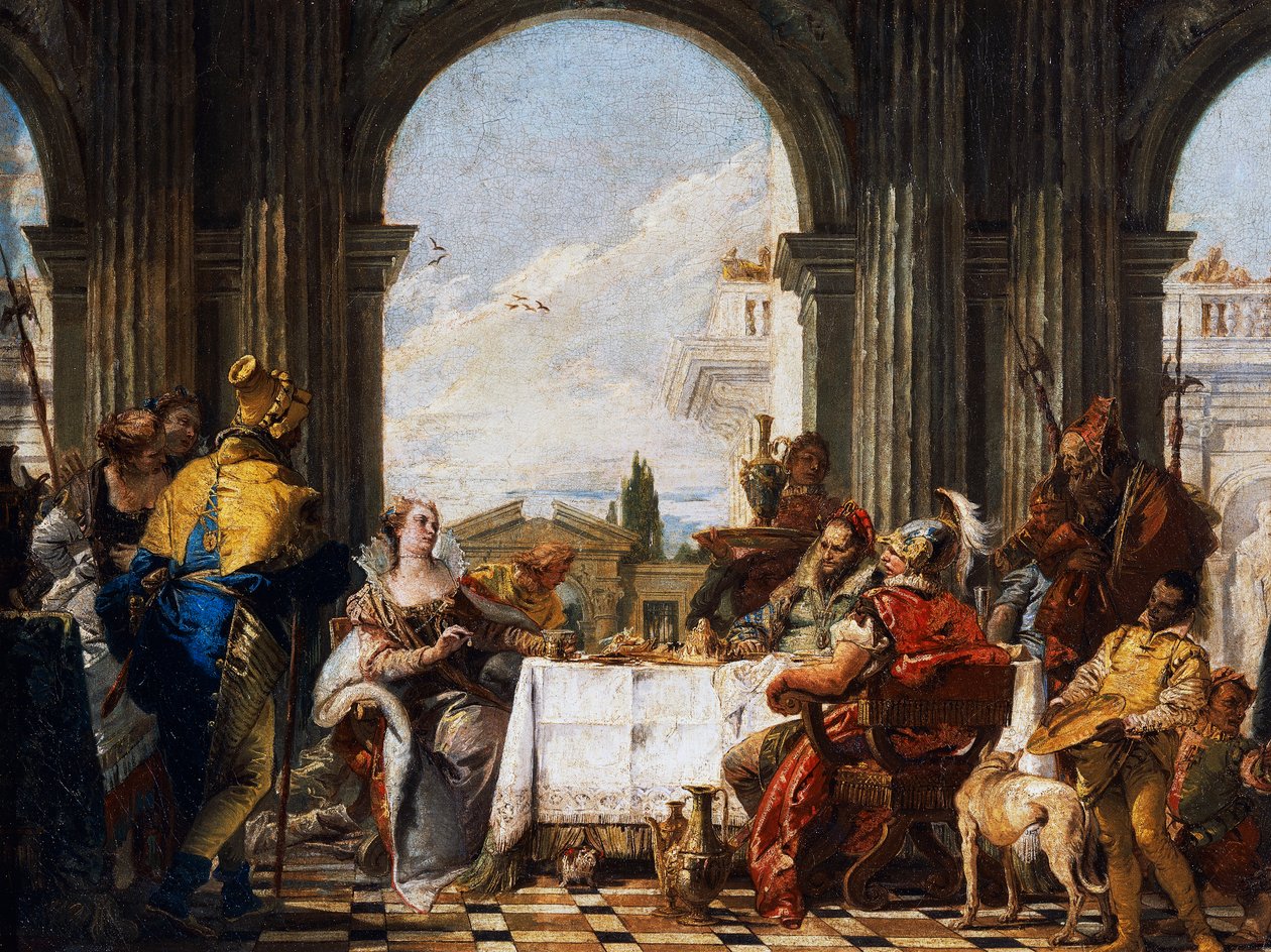 Bankett av Cleopatra av Giovanni Battista Tiepolo