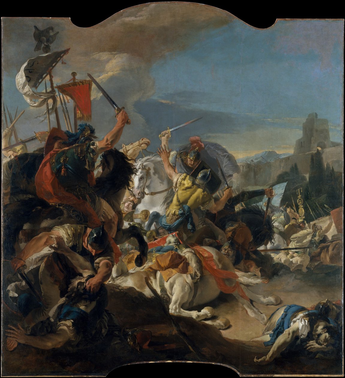 Slaget ved Vercellae av Giovanni Battista Tiepolo