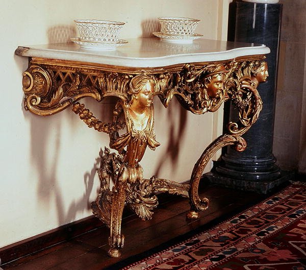 Gilt Pier Table, Arundel Castle av Giovanni Battista Borra