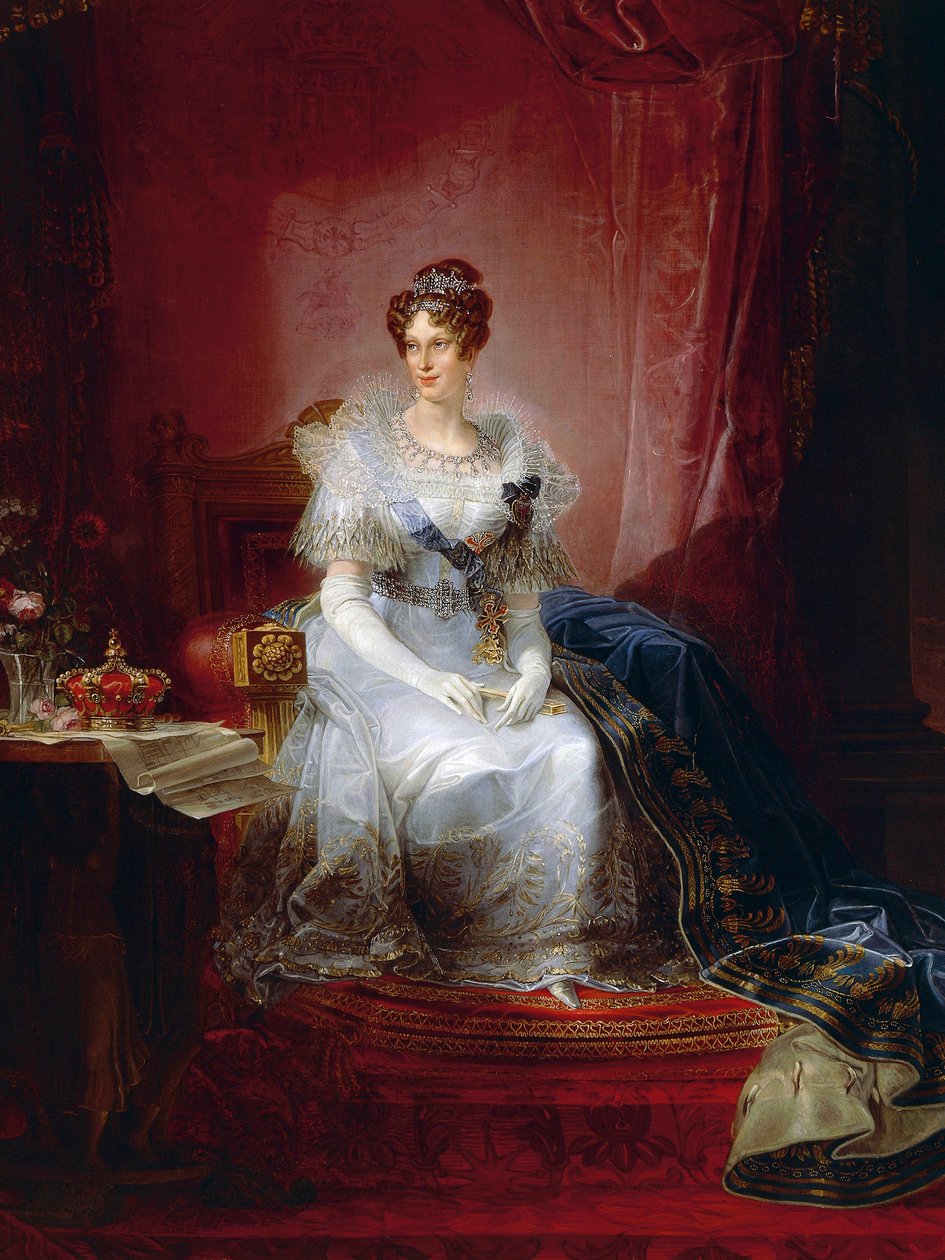 Portrett av Marie Louise, hertuginne av Parma (Wien av Giovanni Battista Borghesi